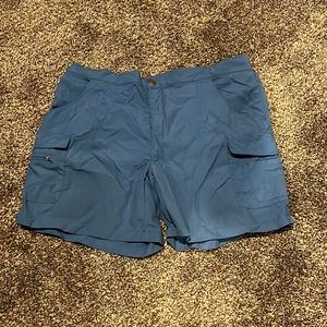 White Sierra nylon hiking shorts